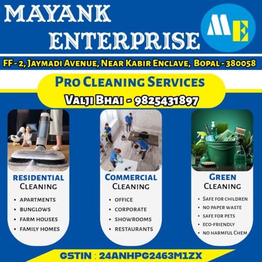 Mayank Enterprise – Residential House & Commercial Building Cleaning | Best Cleaning Services in Ahmedabad