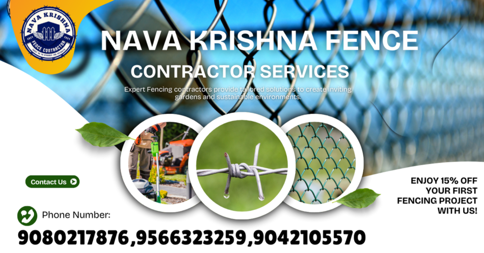 Nava Krishna fencing  TOP FENCING CONTRACTORS IN TAMIL NADU | NAVA KIRSHNA FENCING